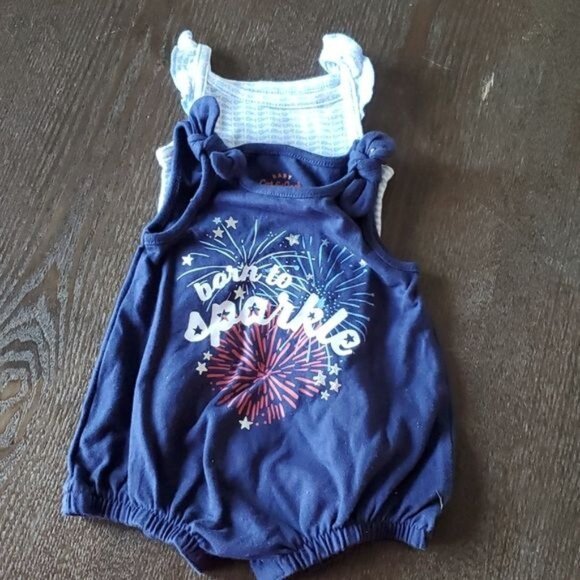 Newborn INFANT Baby Girl Long Pants ONE PIECE Shirts Tops Jumpers Dress Pajama - Picture 12 of 16